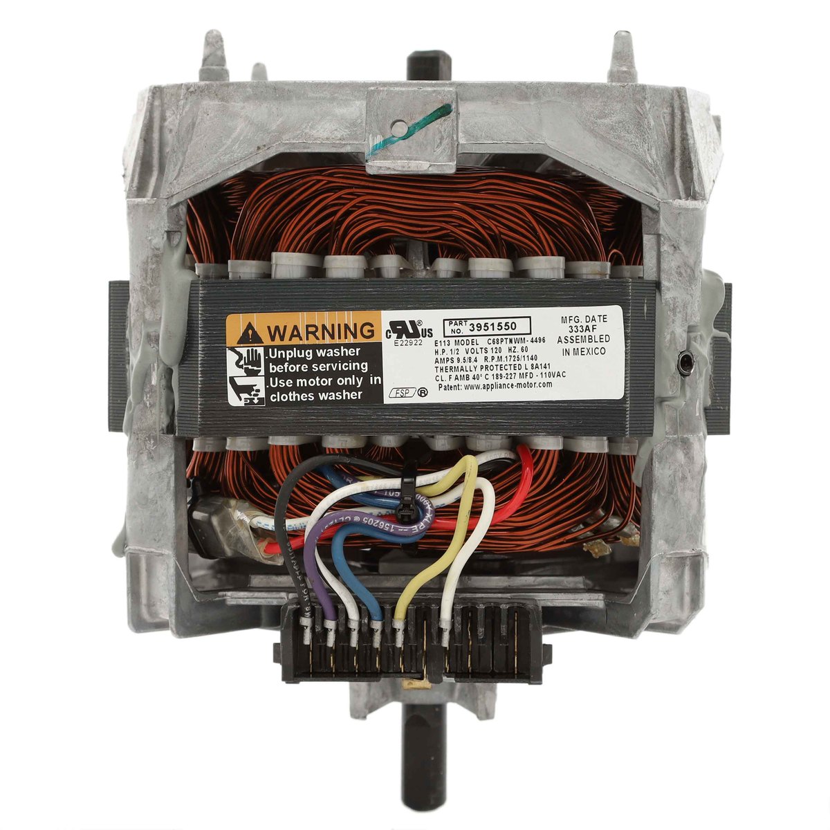 WP661600 - Genuine OEM Whirlpool Top Load Washer Drive Motor, 2 Speeds